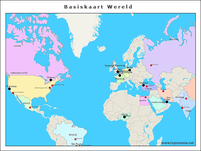 basiskaart-wereld-noor