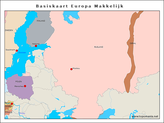 basiskaart-europa-makkelijk