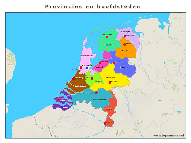 provincies-en-hoofdsteden