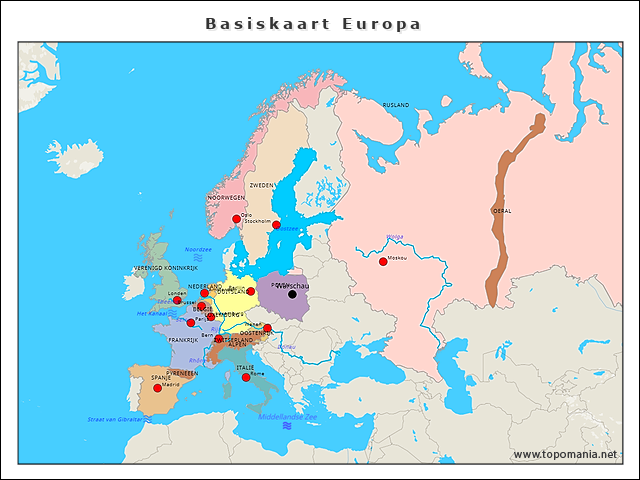 basiskaart-europa