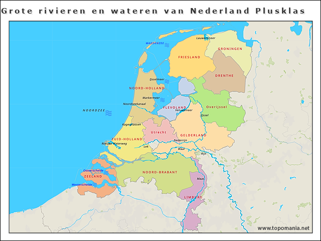 grote-rivieren-en-wateren-van-nederland-plusklas