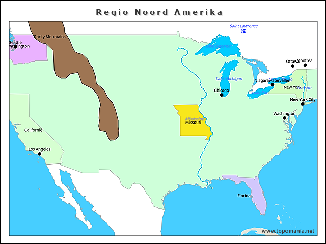 regio-noord-amerika