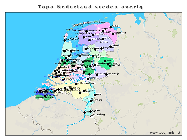 topo-nederland-steden-overig