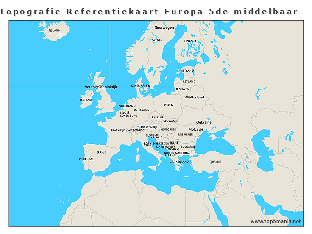 topografie-referentiekaart-europa-5de-middelbaar