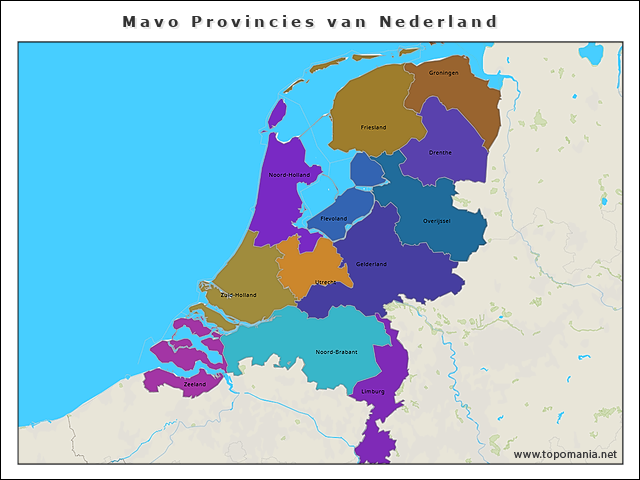 mavo-provincies-van-nederland