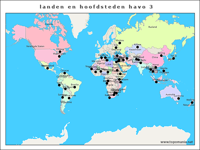 landen-en-hoofdsteden-havo-3