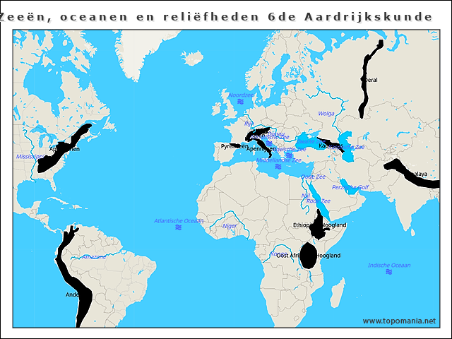 zeeen-oceanen-en-reliefheden-6de-aardrijkskunde