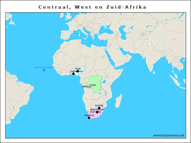 centraal-west-en-zuid-afrika