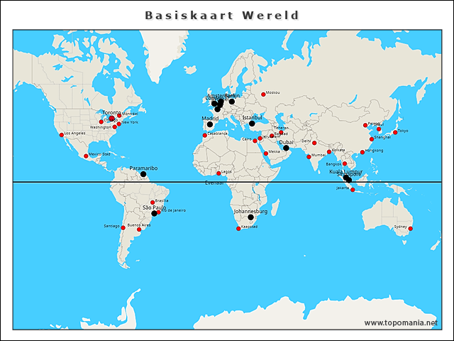 basiskaart-wereld