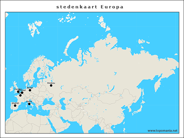 stedenkaart-europa