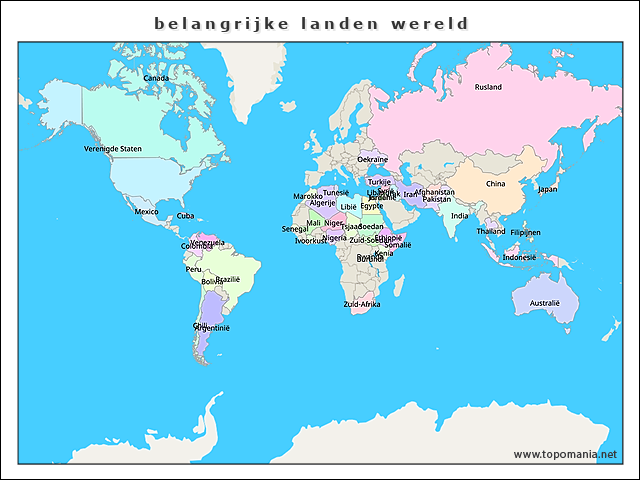 belangrijke-landen-wereld
