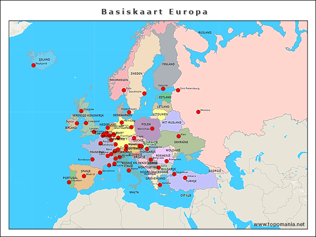 basiskaart-europa