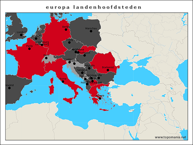 europa-landenhoofdsteden