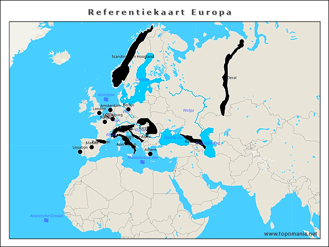 referentiekaart-europa