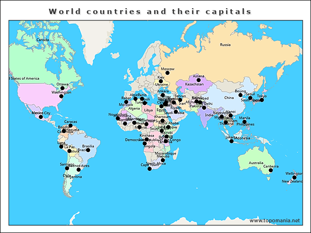 world-countries-and-their-capitals