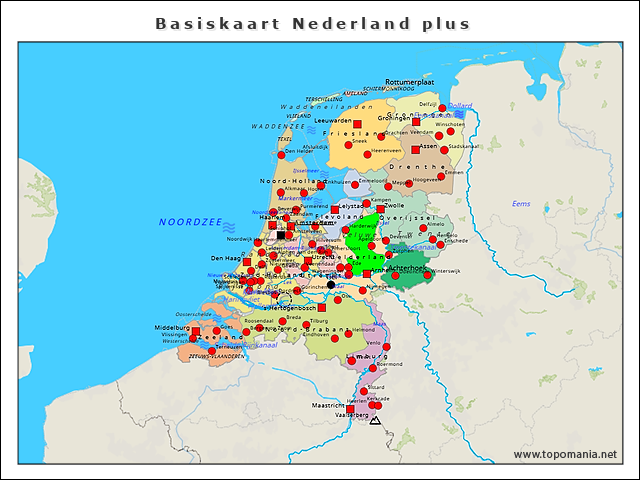 basiskaart-nederland-plus