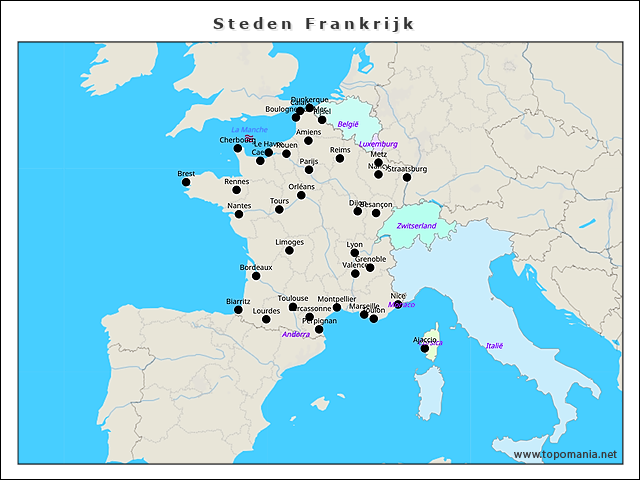 steden-frankrijk