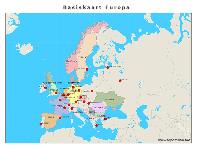 basiskaart-europa