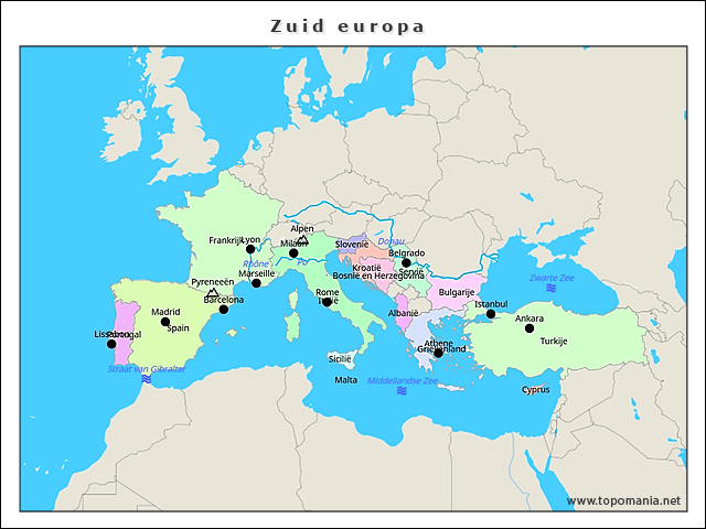 zuid-europa