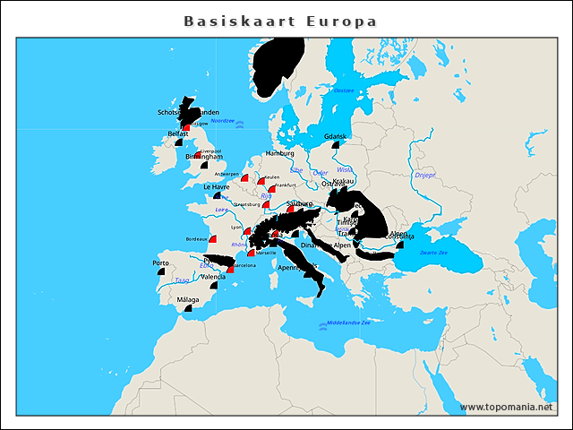 basiskaart-europa