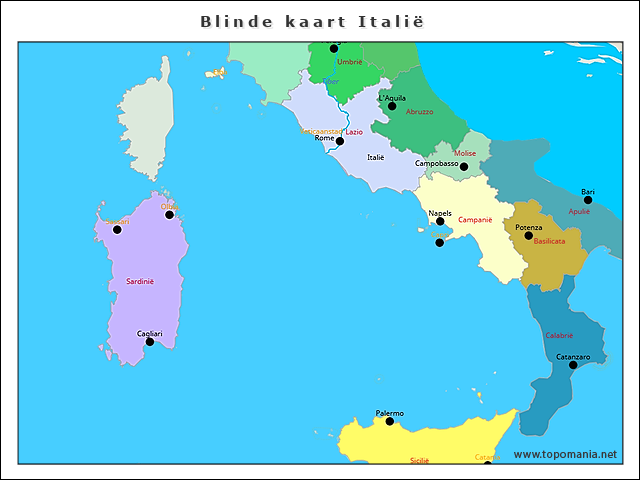 blinde-kaart-italie
