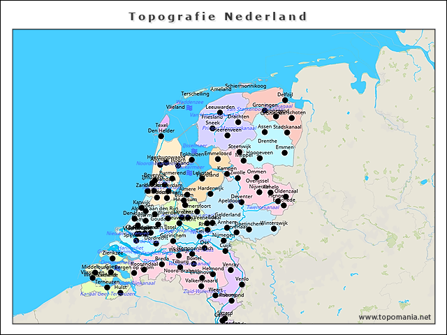 topografie-nederland