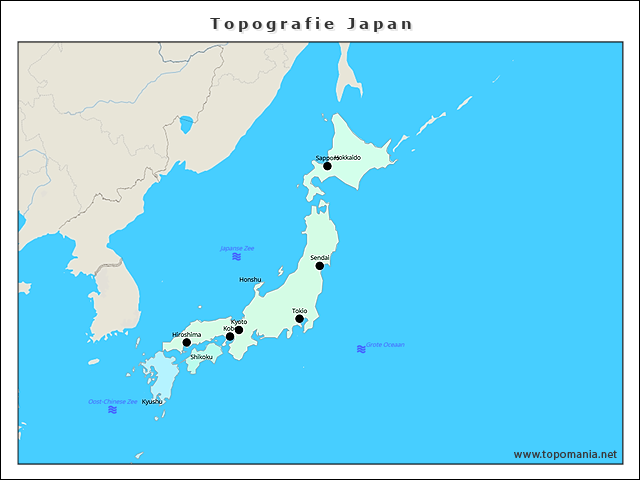 topografie-japan