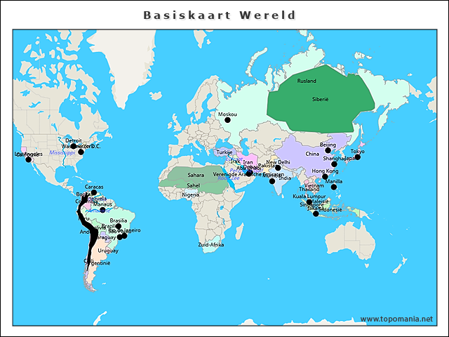 basiskaart-wereld