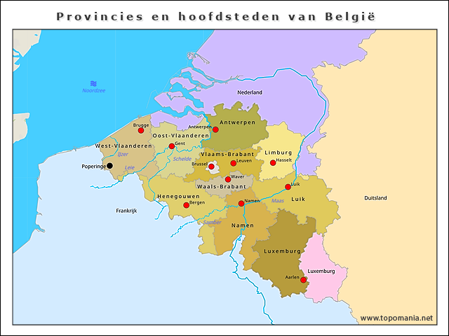 provincies-en-hoofdsteden-van-belgie