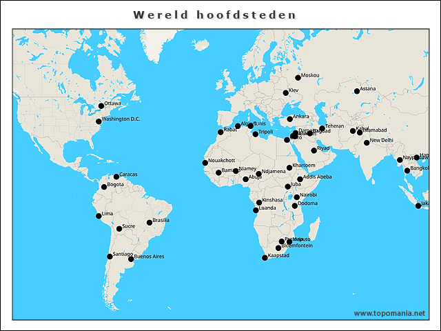 wereld-hoofdsteden