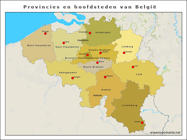 provincies-en-hoofdsteden-van-belgie