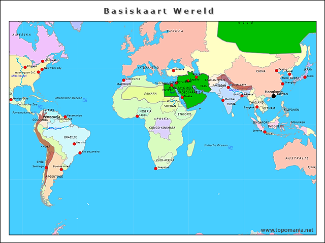 basiskaart-wereld