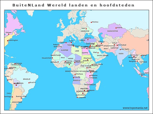 buitenland-wereld-landen-en-hoofdsteden