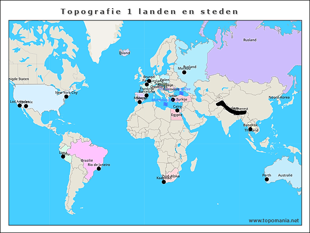 topografie-1-landen-en-steden