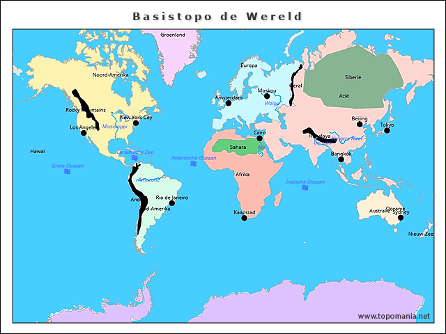 basistopo-de-wereld