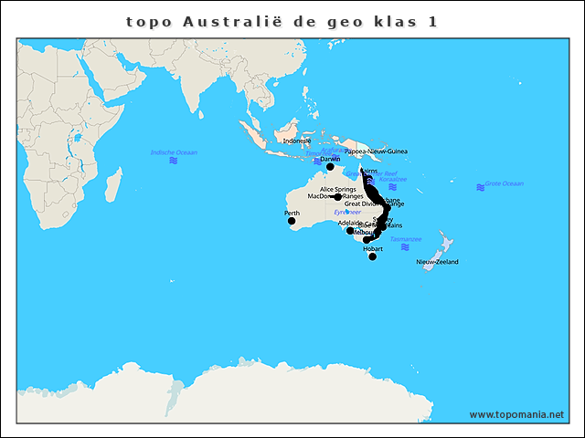 topo-australie-de-geo-klas-1