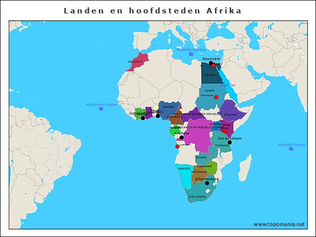 landen-en-hoofdsteden-afrika-de-geo-1-hv