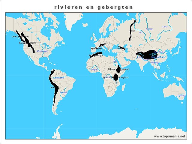 rivieren-en-gebergten