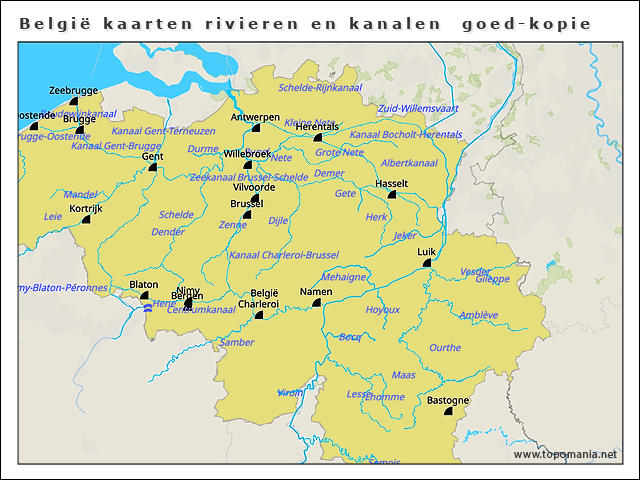 belgie-kaarten-rivieren-en-kanalen-super