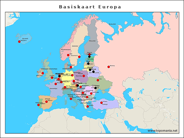 basiskaart-europa