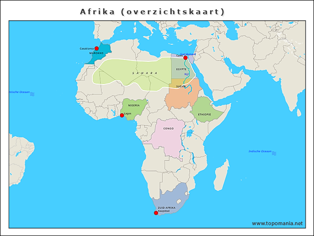 afrika-(overzichtskaart)