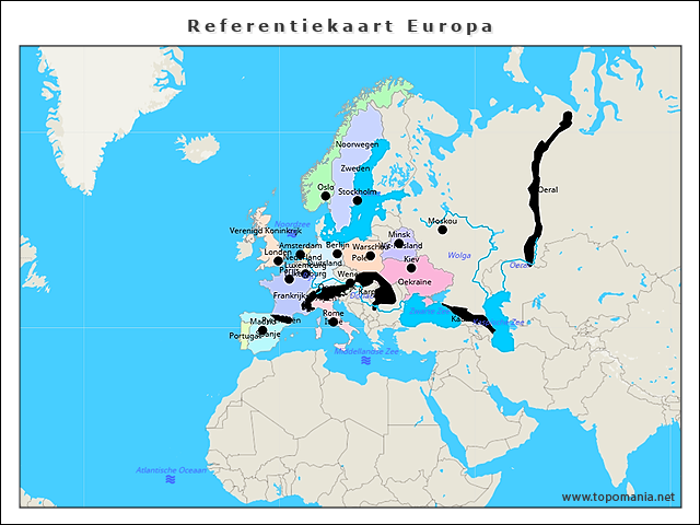 referentiekaart-europa