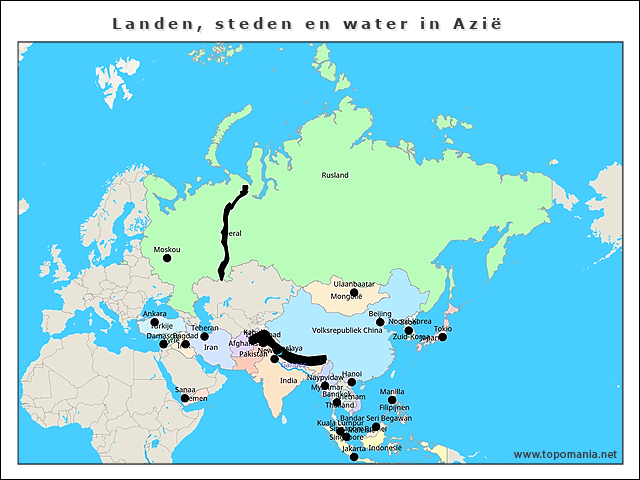 landen-steden-en-water-in-azie
