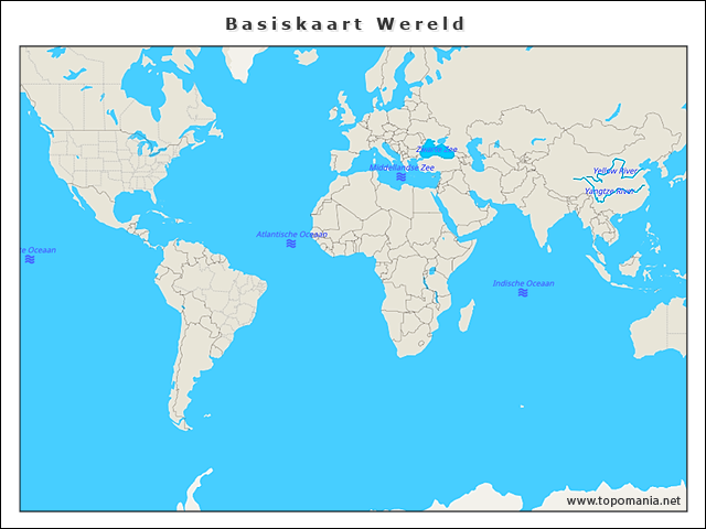 basiskaart-wereld