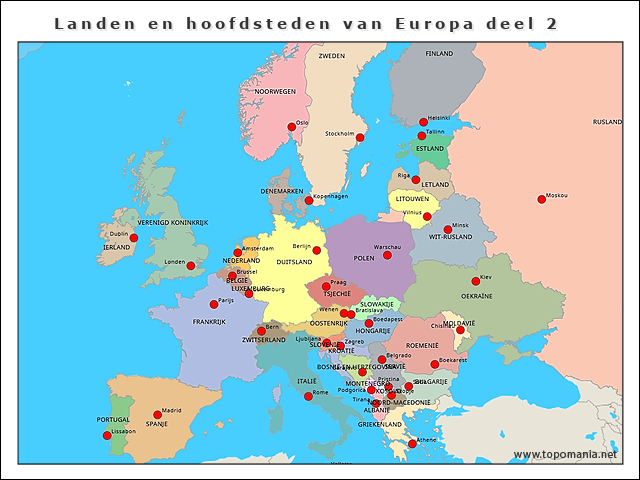 landen-en-hoofdsteden-van-europa-deel-2