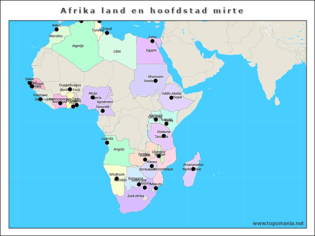 afrika-land-en-hoofdstad-mirte