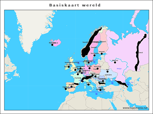 basiskaart-wereld