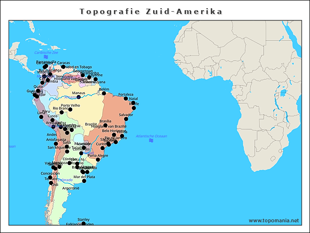 topografie-zuid-amerika