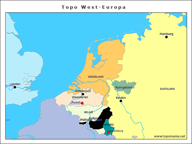 topo-west-europa