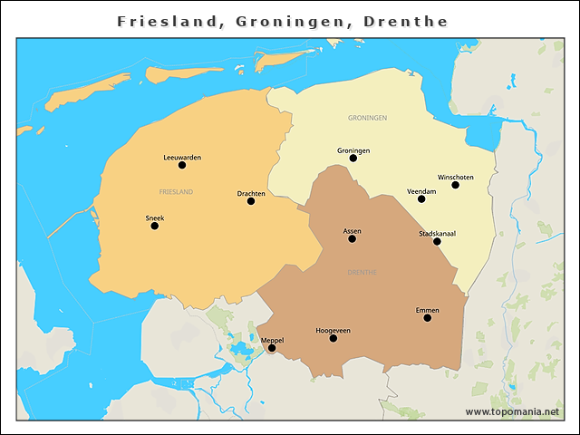 friesland-groningen-drenthe